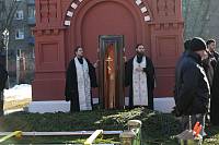  Божественная литургия и отпевание архимандрита Сергия (Шагаева) в Тихвинском храме Ногинска 